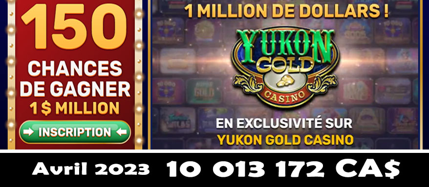Mega Moolah Yukon Gold Casino au Québec